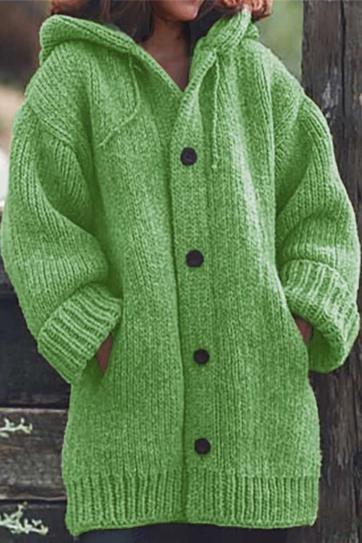 Esme | Women's Hooded Oversized Knit Cardigan