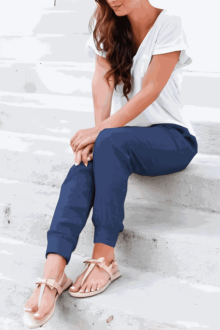 Bali | Women's Elastic Ankle Drawstring Casual Pants