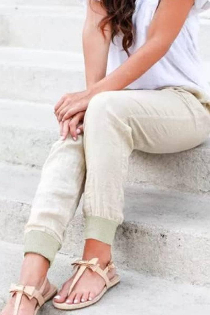 Bali | Women's Elastic Ankle Drawstring Casual Pants
