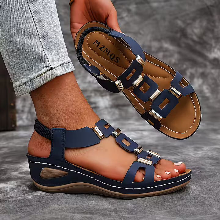 Women’s Leather Arch-Support Slingback Sandals