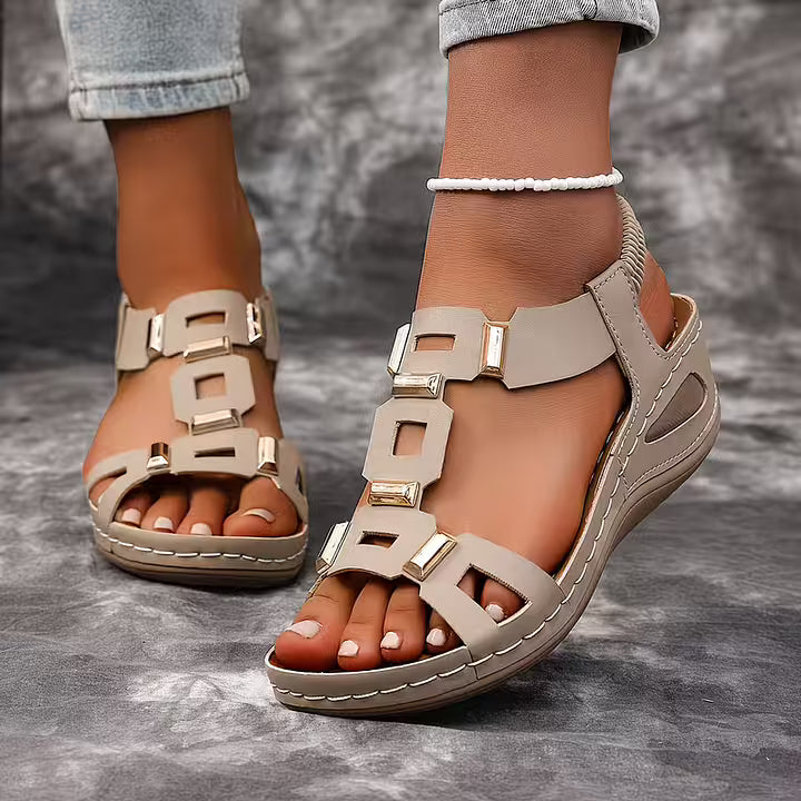 Women’s Leather Arch-Support Slingback Sandals