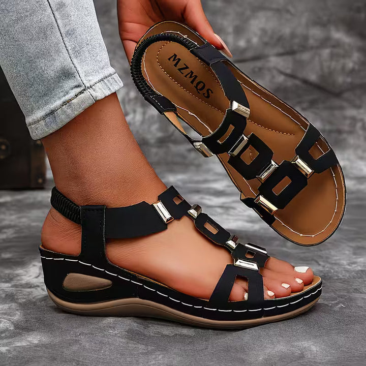 Women’s Leather Arch-Support Slingback Sandals