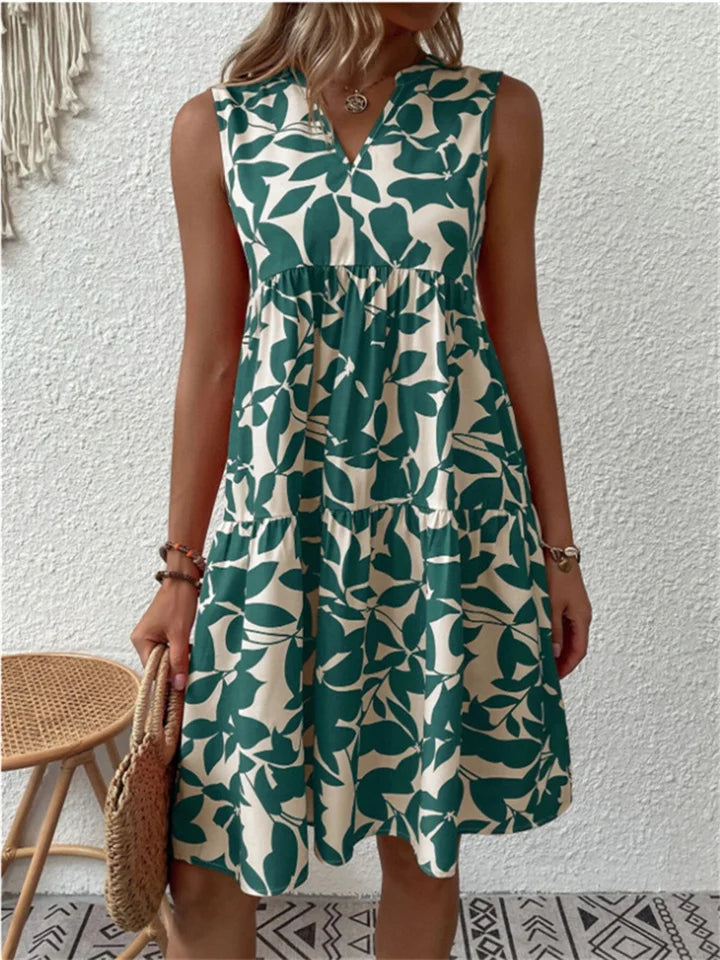 A-Line Summer Dress | Floral Print | Summer