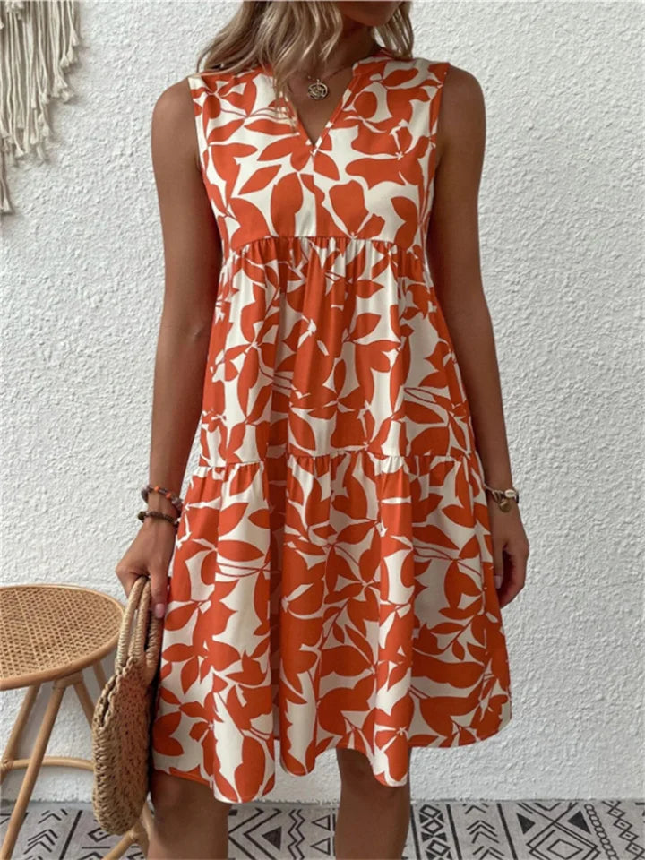 A-Line Summer Dress | Floral Print | Summer