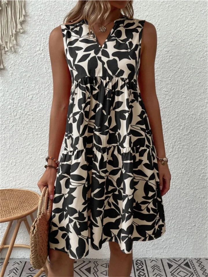 A-Line Summer Dress | Floral Print | Summer
