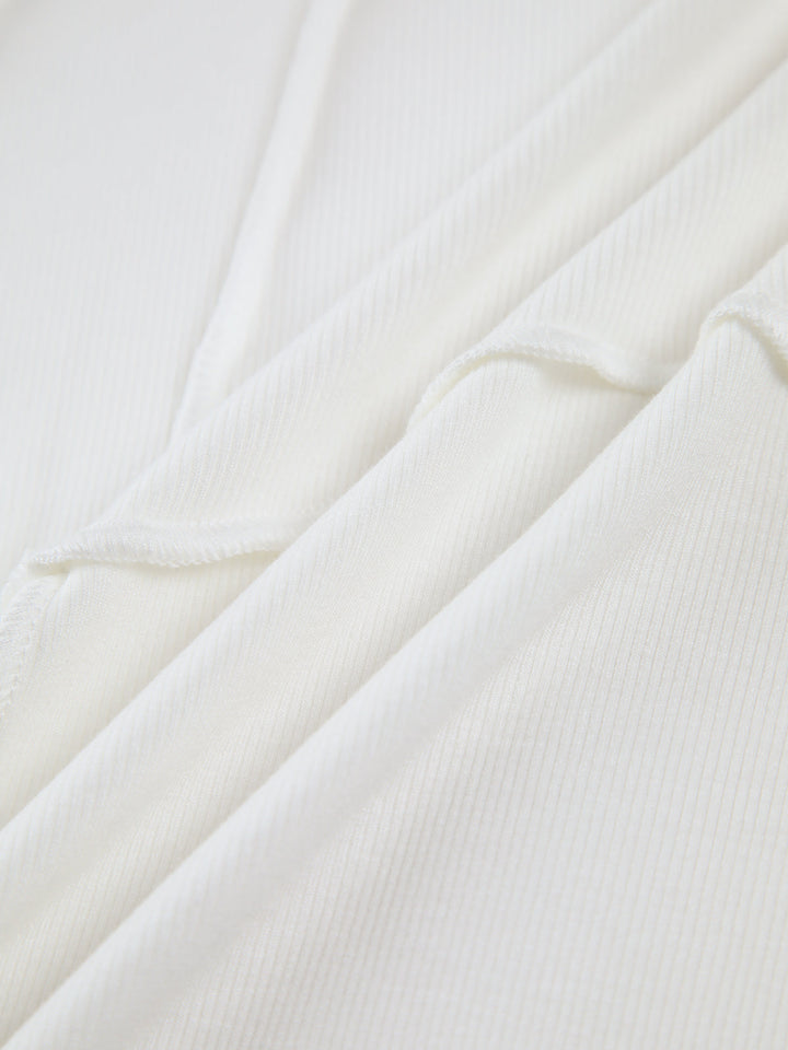 Bronte | Elegant Ribbed Top with Flattering Seam Details