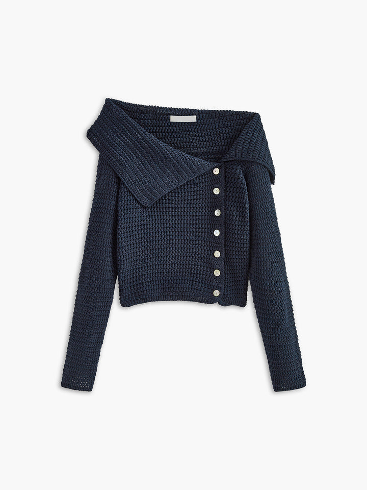 Kiara | Women's Off-the-Shoulder Long Sleeve Sweater