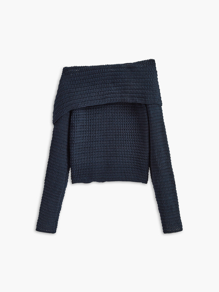 Kiara | Women's Off-the-Shoulder Long Sleeve Sweater