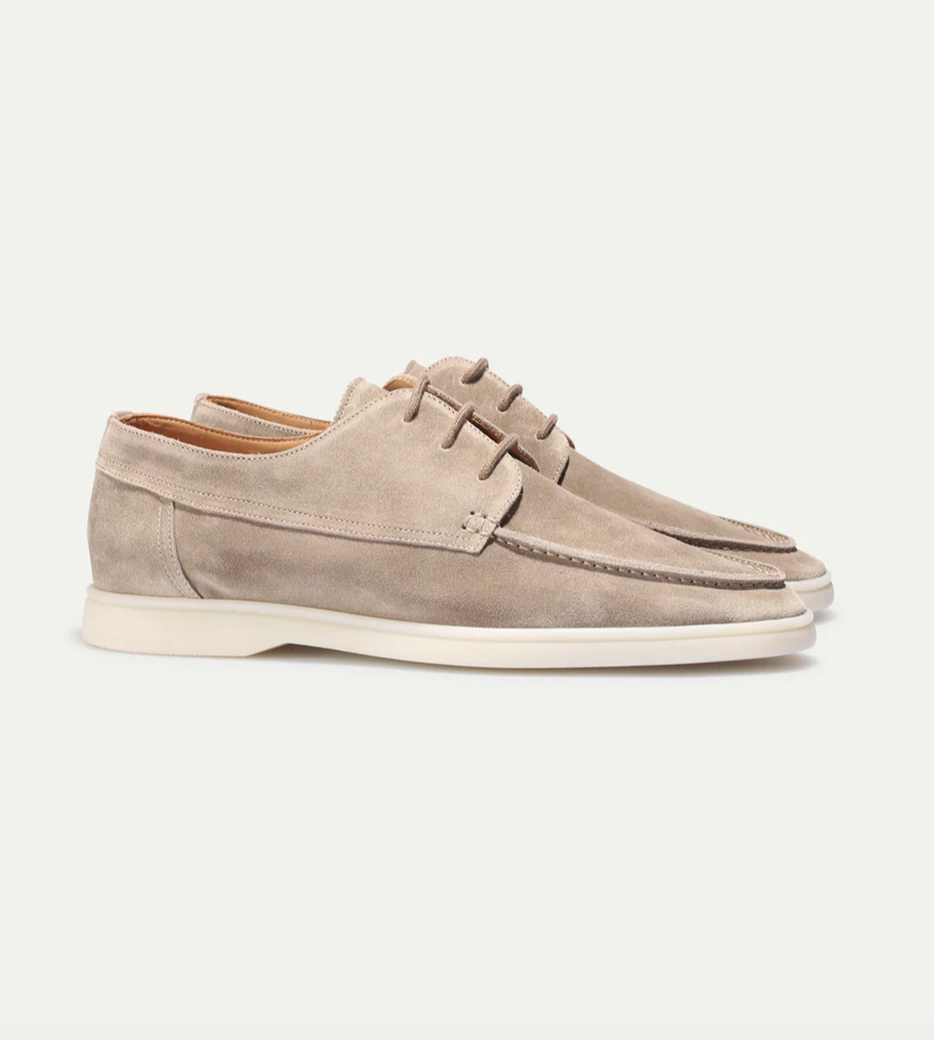Suede Leather Loafers Men’s Summer Casual Slip-On Shoes