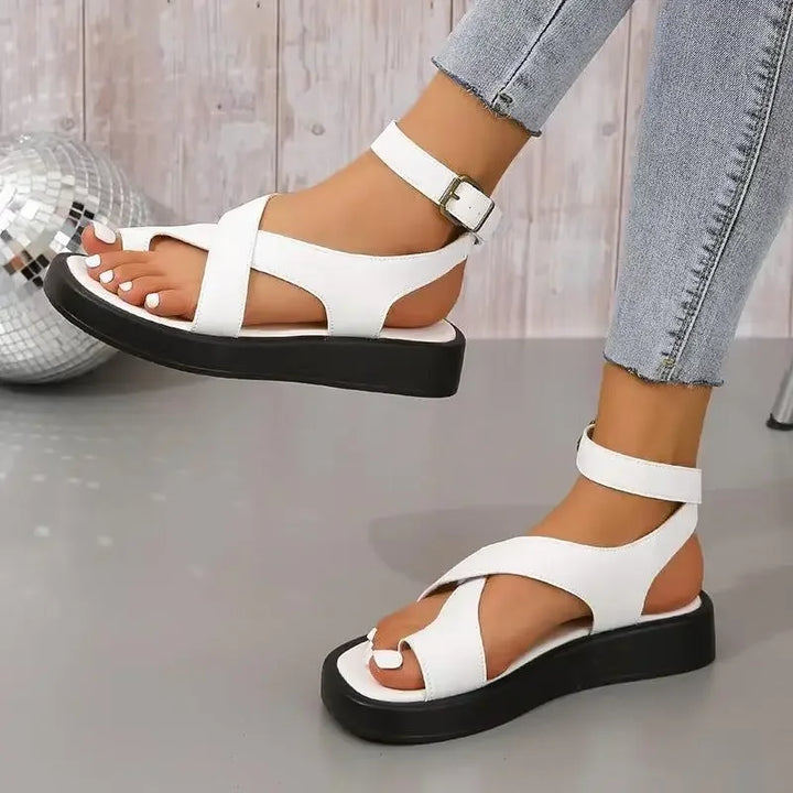 Women’s Leather Orthotic Arch-Support Sandals