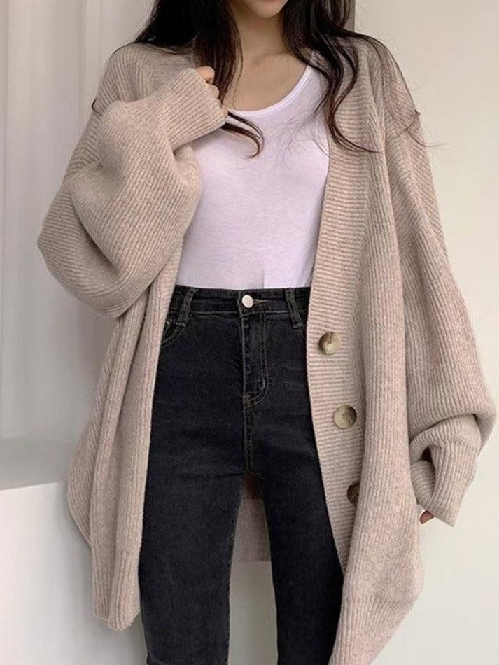 Doris | Women's Oversized Button-Down Winter Cardigan