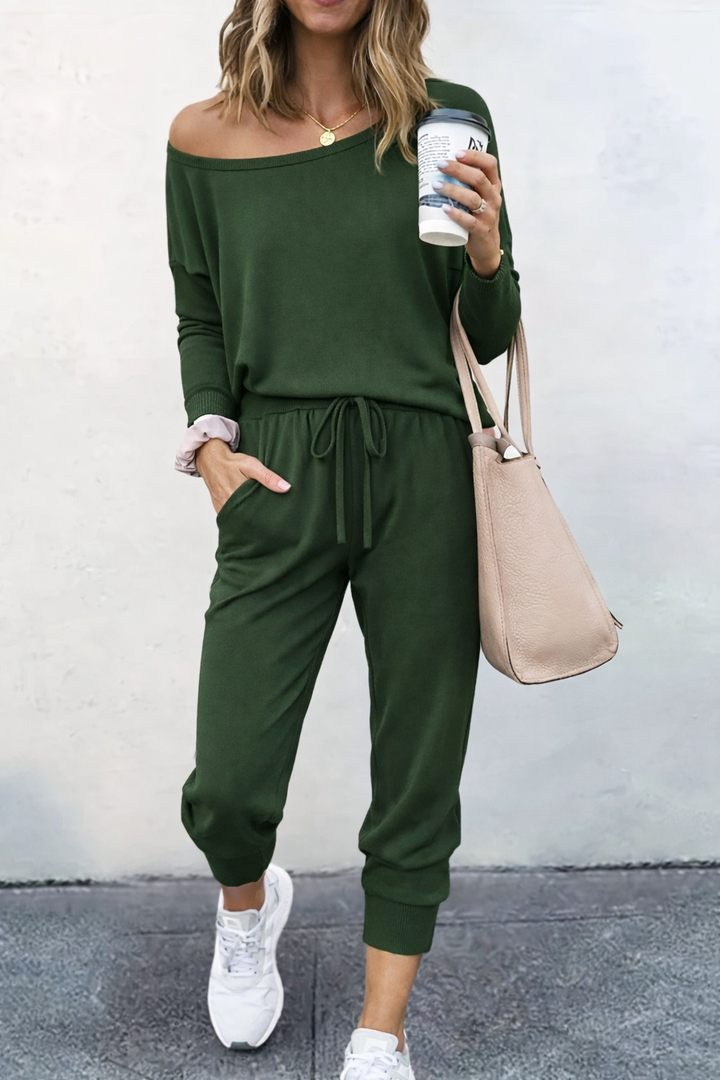 Women's Fleece Loungewear Set Two Piece Tracksuit Co ord Set