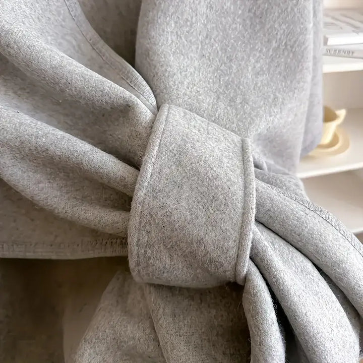 Noor | Linen Draped Shawl Wrap Cape