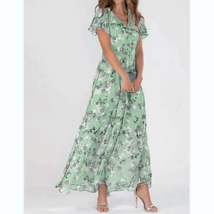 Maxi Summer Dress | Floral Design