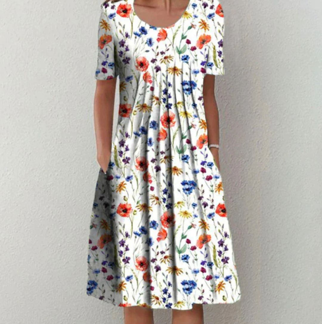 Midi Summer Dress | Playful Print | Comfortable fit