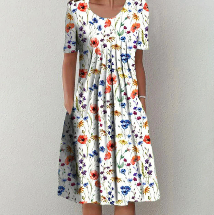 Midi Summer Dress | Playful Print | Comfortable fit