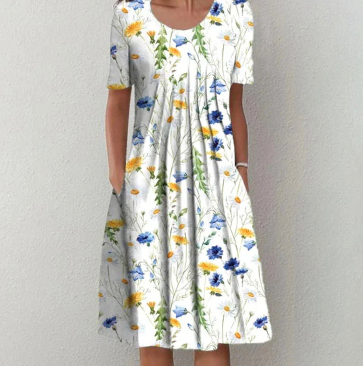 Midi Summer Dress | Playful Print | Comfortable fit