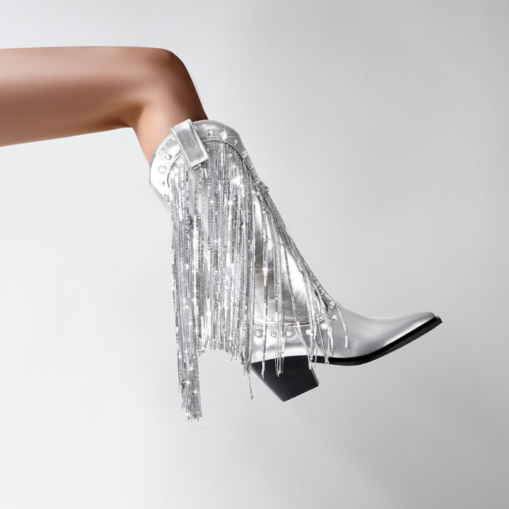 Marina | Women's Fringe Cowboy Boots