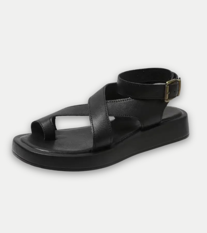 Women’s Leather Orthotic Arch-Support Sandals