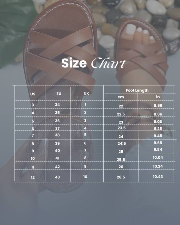 Summer Leather Strappy Sandals for Women