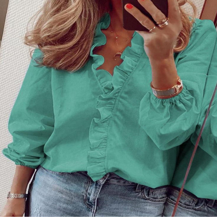 Ruffle Blouse For Women | Loose Cut