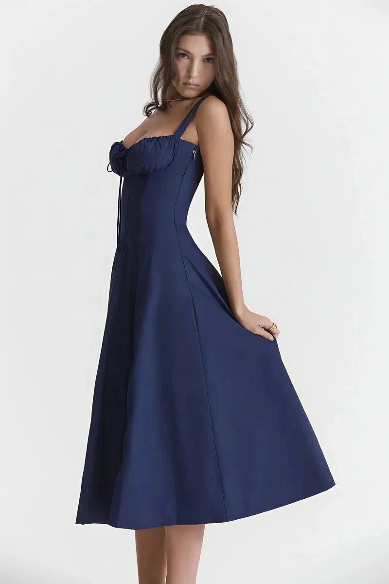 Linsay | Corset Bodycon Midi Dress
