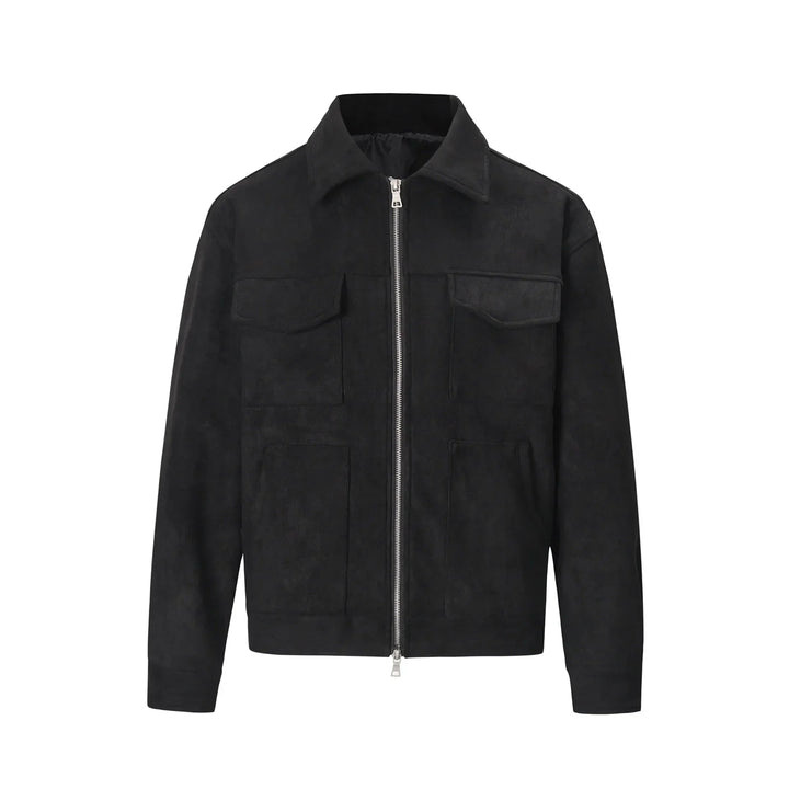 Men's Suede Harrington Bomber Jacket