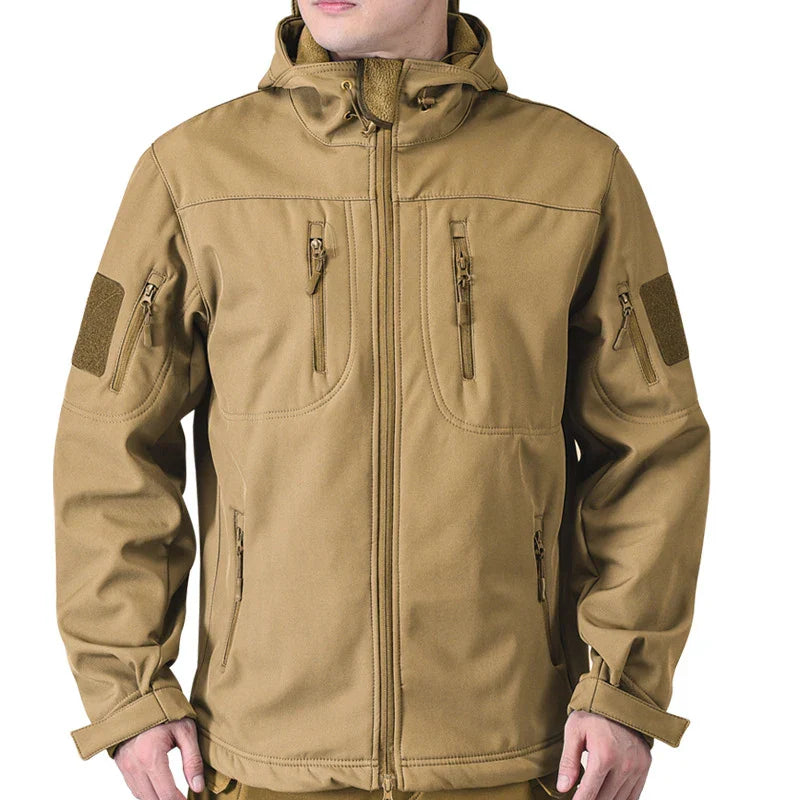 Men's Tactical Fleece Softshell Jacket