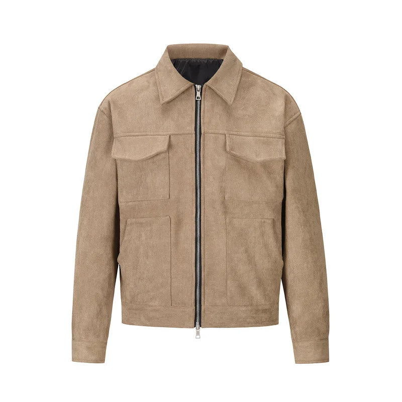 Men's Suede Harrington Bomber Jacket
