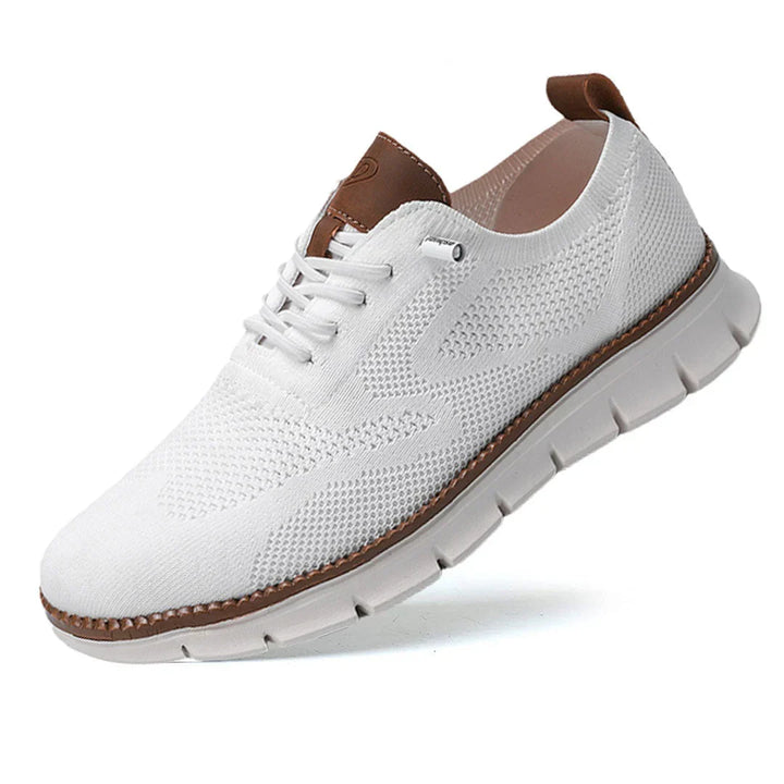 Men's Knit Mesh Lace Up Breathable Lightweight Walking Shoes