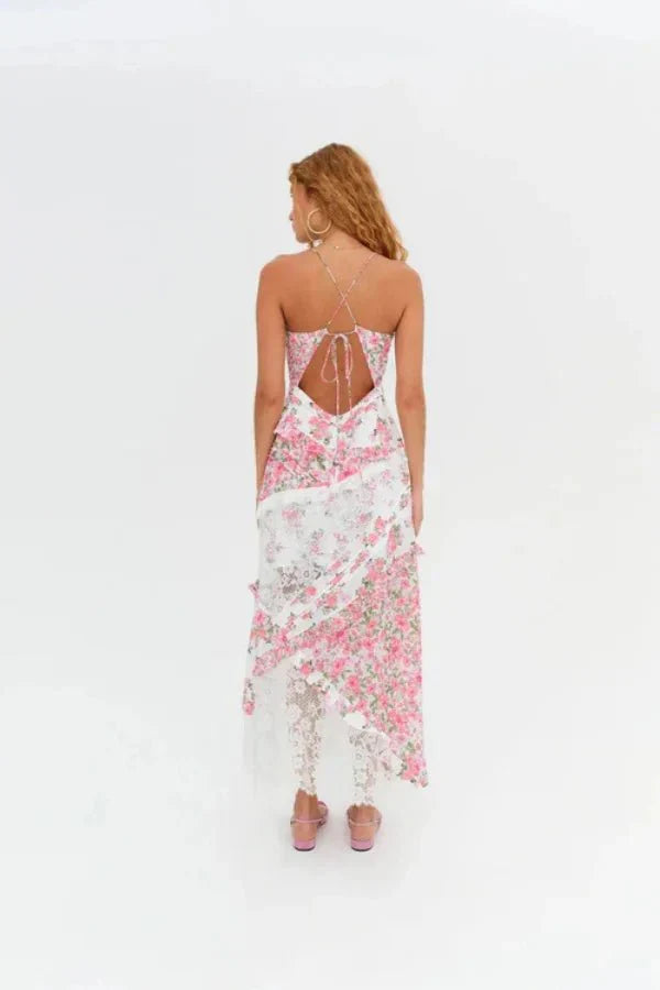 Indie | Boho Print Flowy Maxi Dress