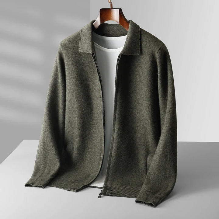 Robert | Men's Zip Up Sweater