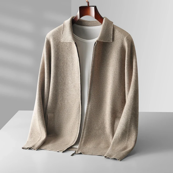 Robert | Men's Zip Up Sweater