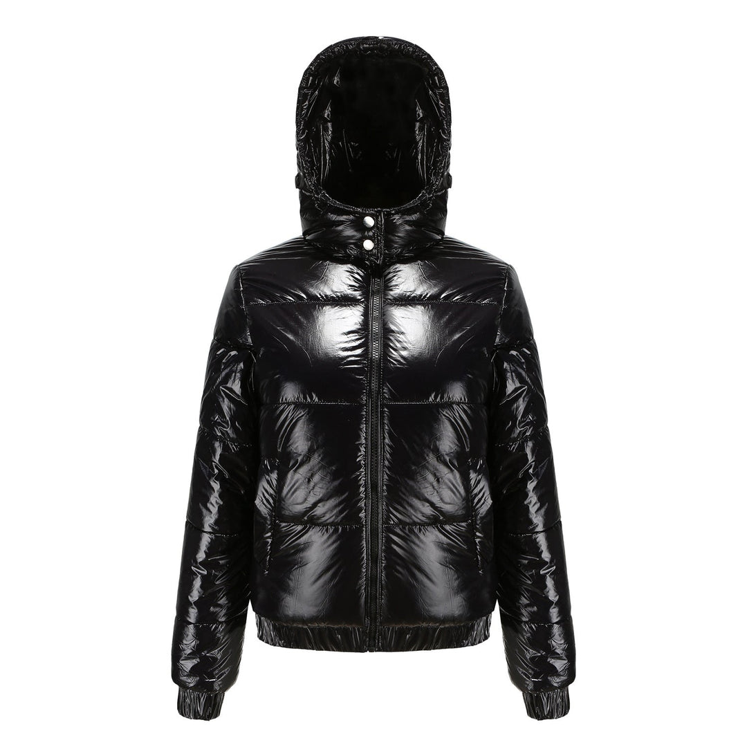 Women's high-gloss down Winter Jacket with Hood