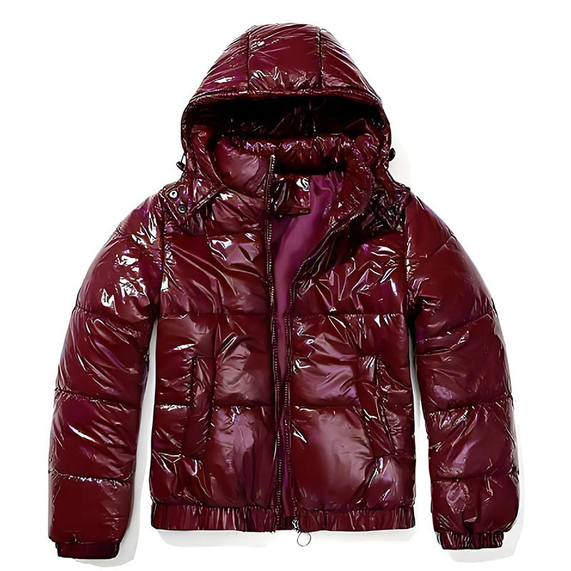 Women's high-gloss down Winter Jacket with Hood