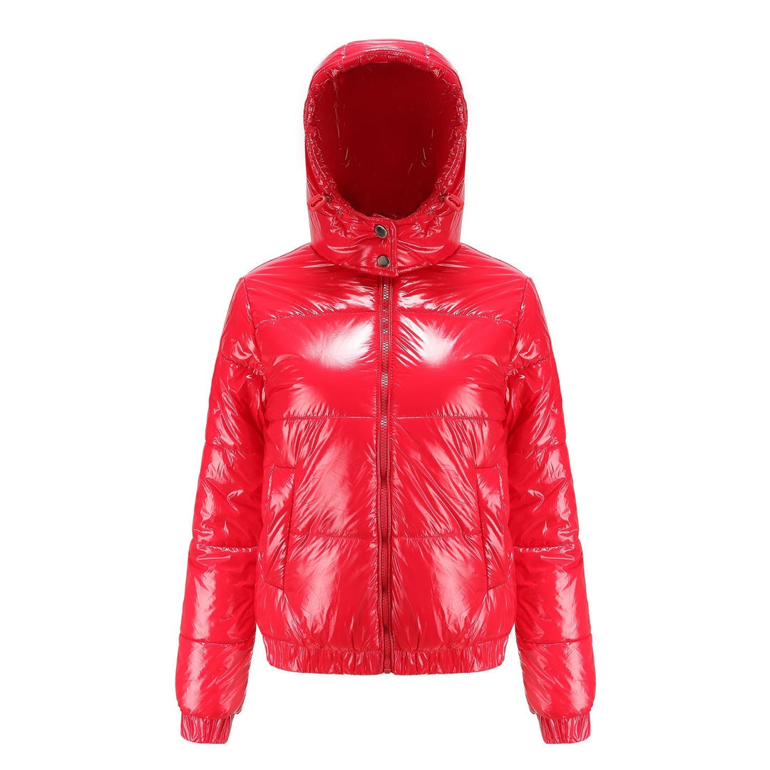 Women's high-gloss down Winter Jacket with Hood