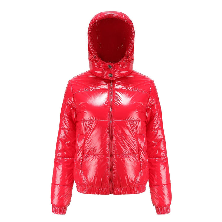 Women's high-gloss down Winter Jacket with Hood