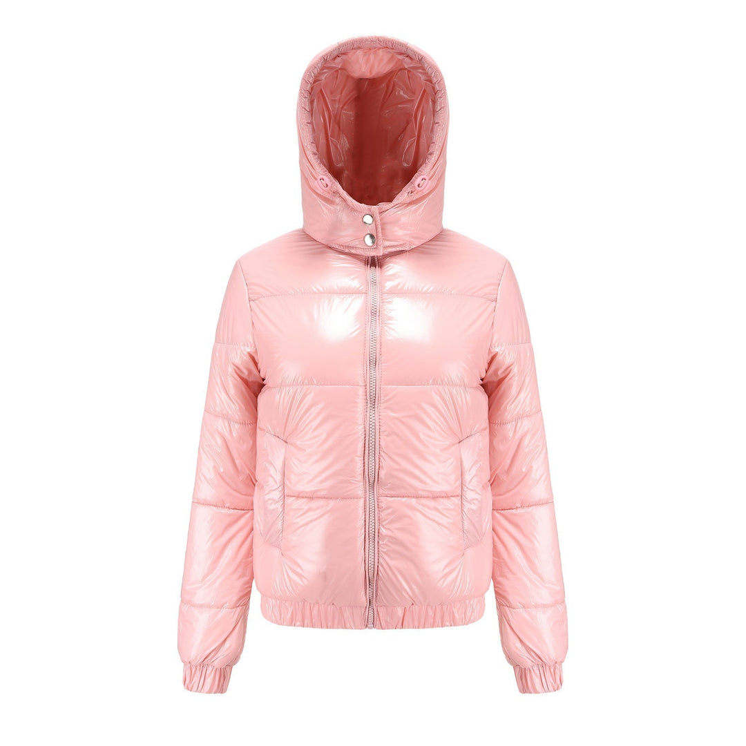 Women's high-gloss down Winter Jacket with Hood