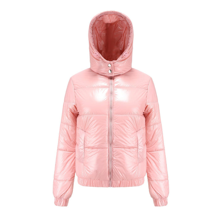 Women's high-gloss down Winter Jacket with Hood