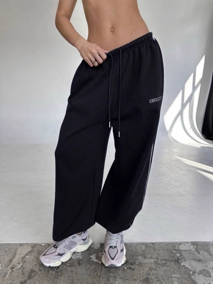 Sage | Women's Baggy Side Stripe Sweatpants