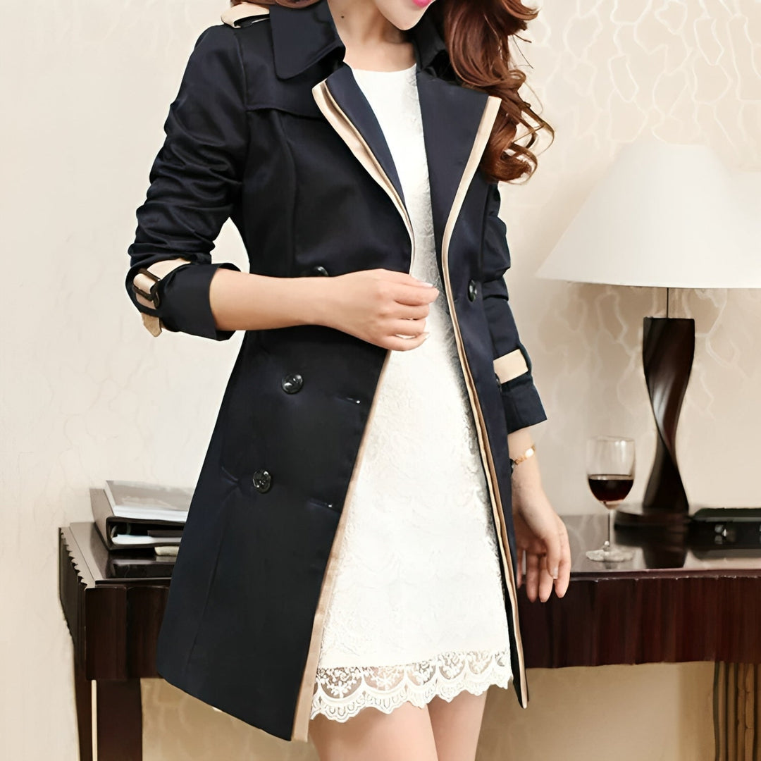 Linda | Women's Double-Breasted Trench Coat