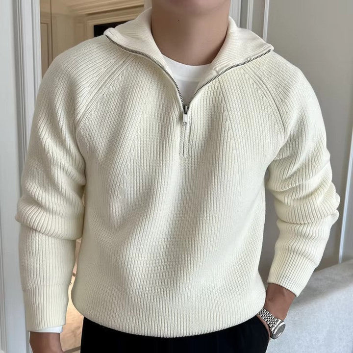 Alfie | Men's Quarter-Zip Sweater