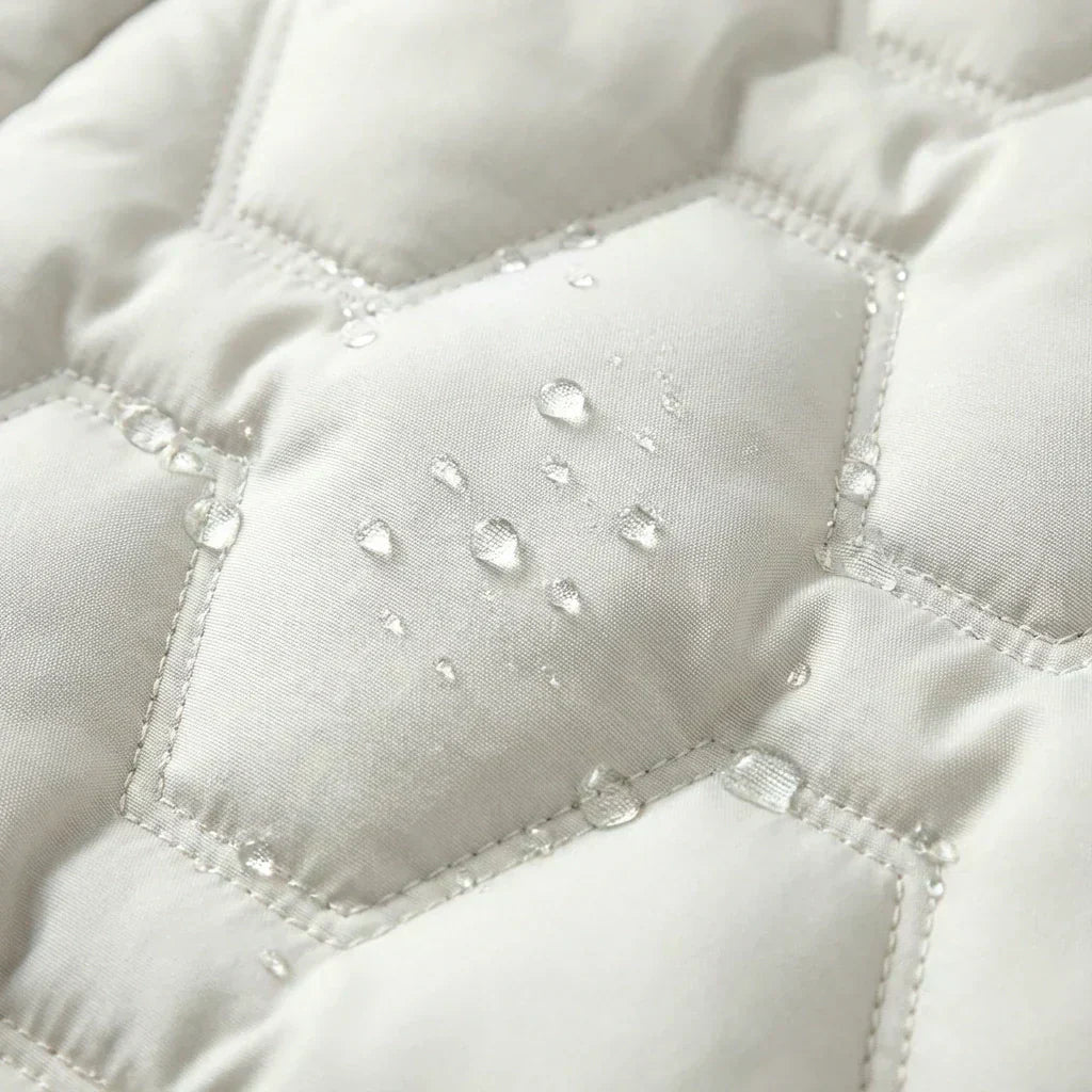 Salome | Waterproof Hooded Puffer Long Coat