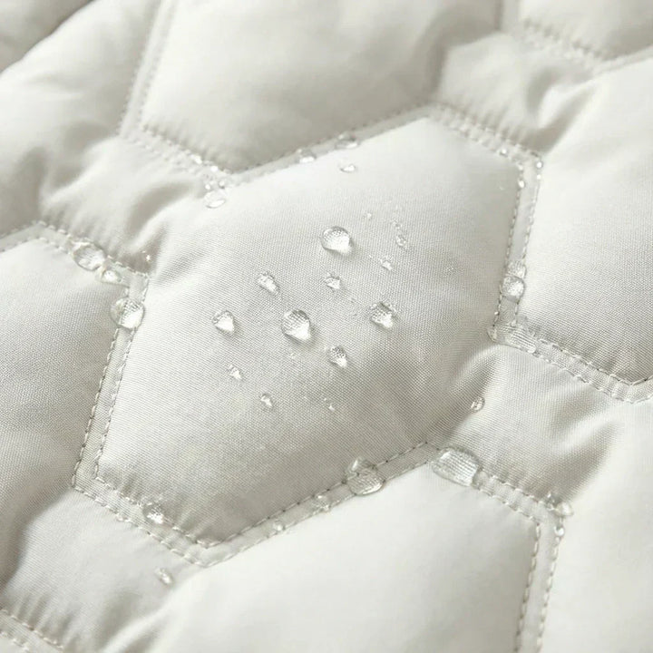 Salome | Waterproof Hooded Puffer Long Coat