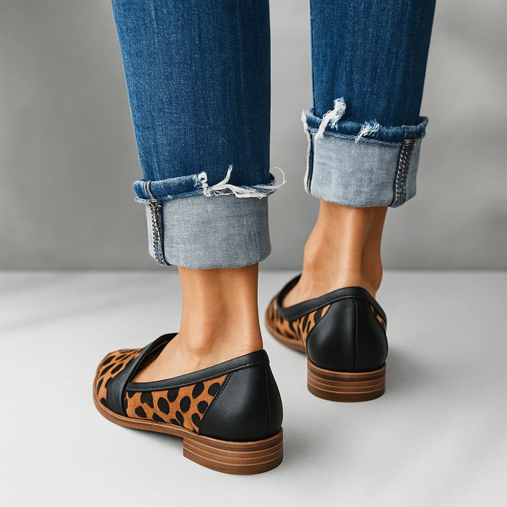 Women's Suede Loafers Summer Orthopedic Walking Shoes