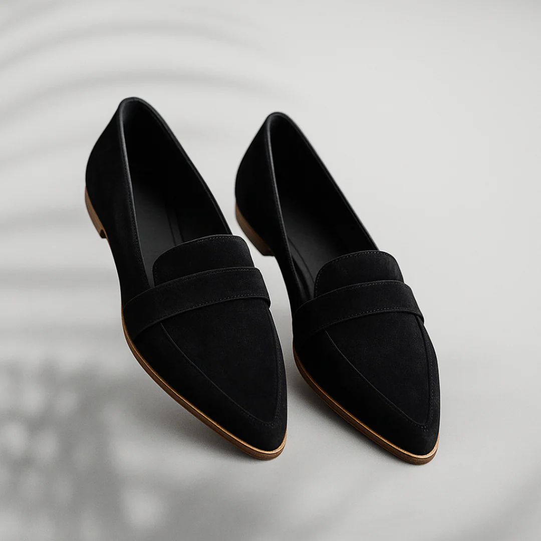 Women's Suede Loafers Summer Orthopedic Walking Shoes