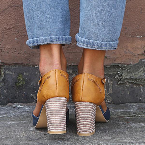 Alicia | Stylish T-Strap Heels for Women