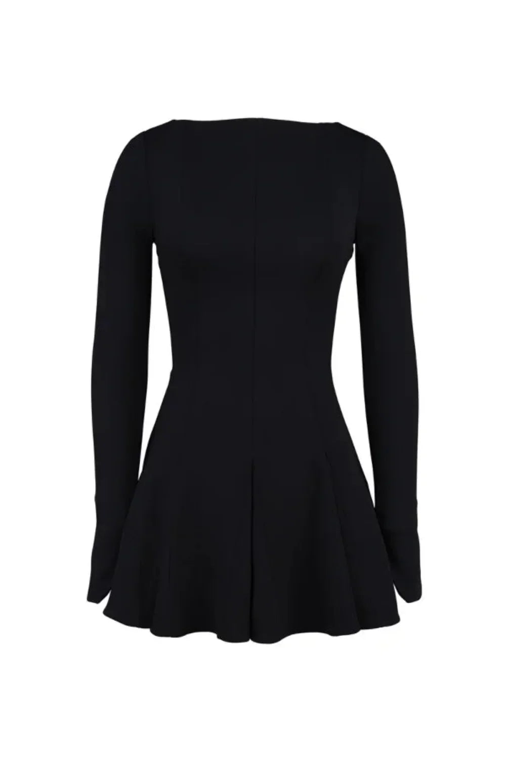 Zara | Structured Hourglass Mini Dress – Black