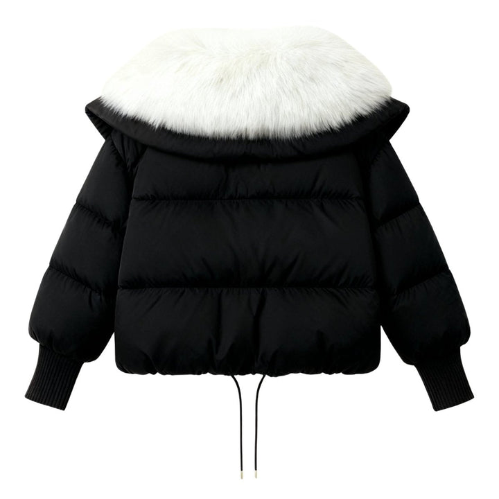 Noosa | Oversized Duck Down Puffer Coat with Fur Collar