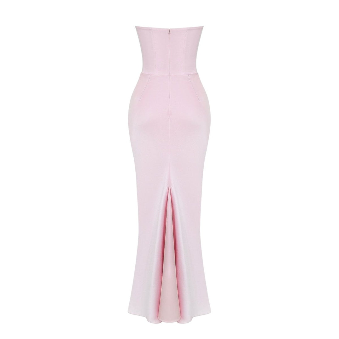 Sloane | Satin Corset Floor-Length Gown